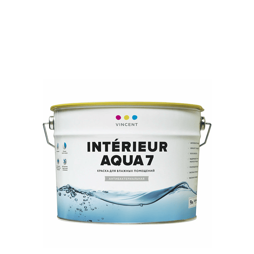 Краска интерьерная Vincent Decor Intérieur Aqua 7